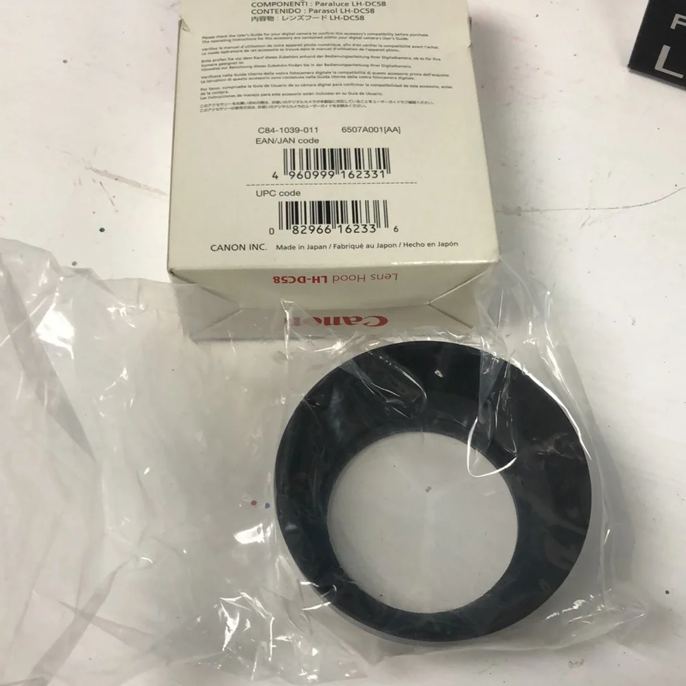 Canon LH-DC58 Lens Hood (NEW) -- For PowerShot‎ G1 & G2